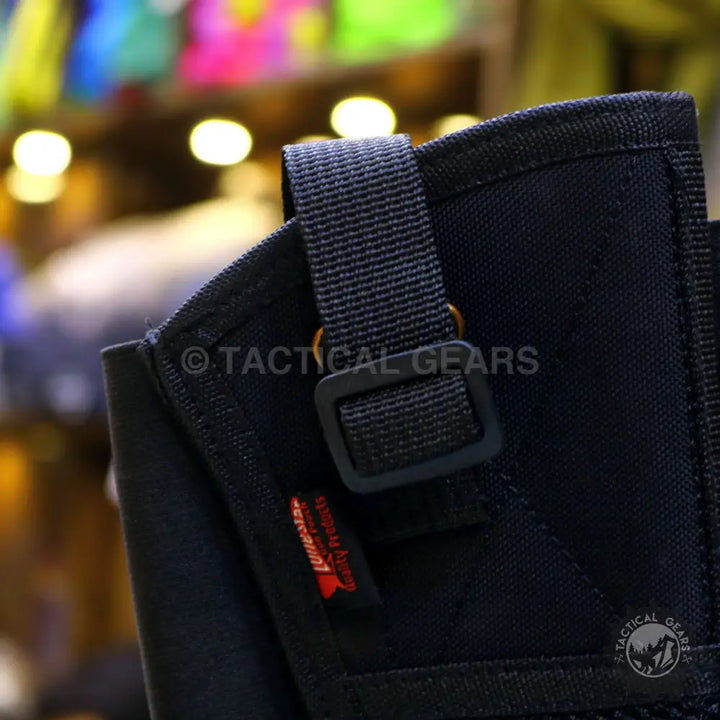 Black tactical gear with adjustable strap and buckle for Concealed Belly Band Holster