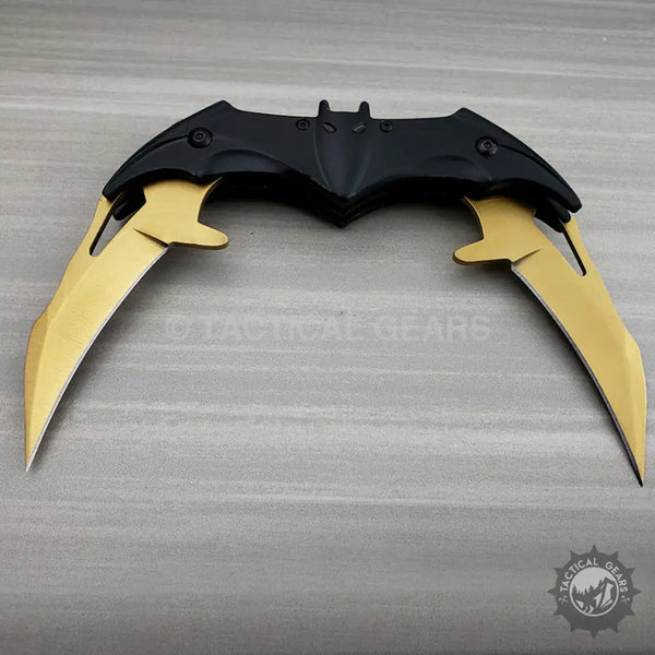 Dark Knight Spring Assisted Dual Batman Tactical Folding Knife Knives