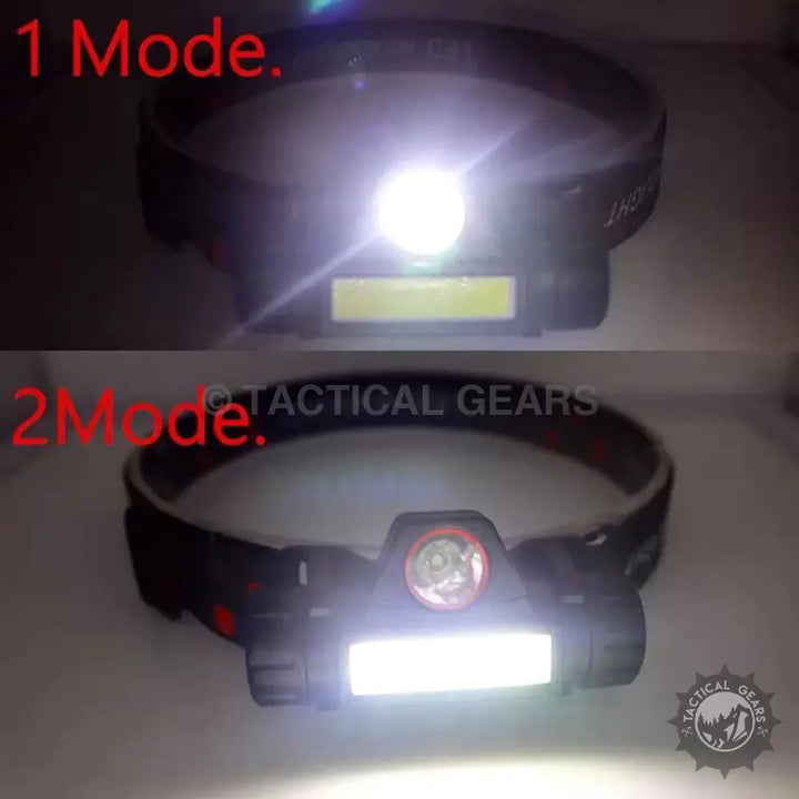 Detachable Magnetic LED Headlamp with two illumination modes for versatile lighting
