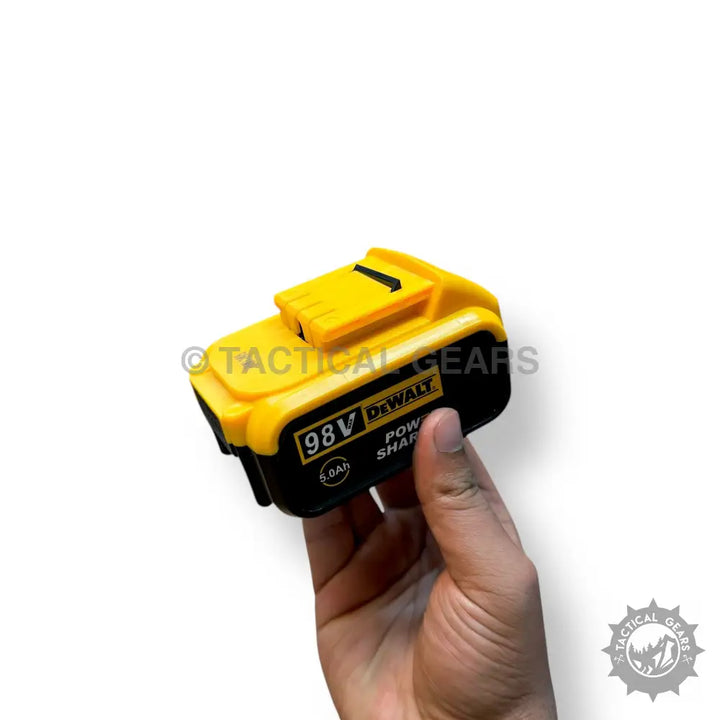Yellow and black portable rechargeable pressure washer battery for DeWalt Portable Rechargeable Pressure Washer Kit