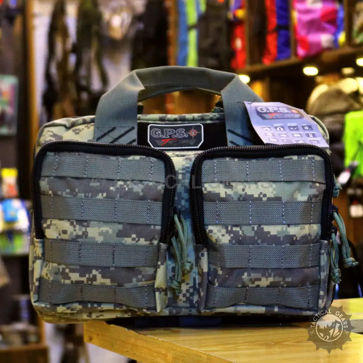 Digital camouflage tactical bag with external pouches and top handle for Laptop Z-Laptop Case