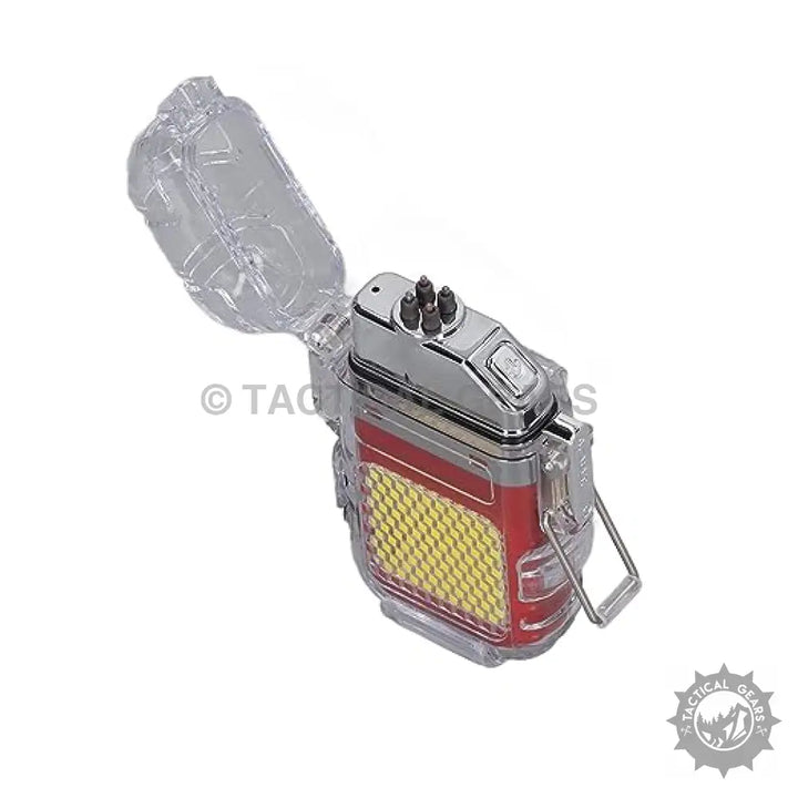 Waterproof case for Dual Arc Lighter with COB Light and triple-jet torch in Pakistan