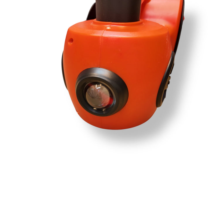 Orange plastic headlamp with clear lens for Electric Car Jack Tool Set heavy duty car jack