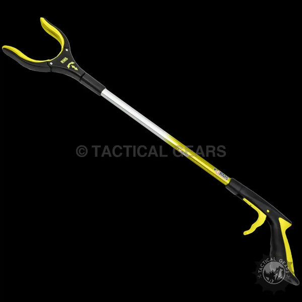 Black and yellow Extended Objects Grabber tool for easy reaching and picking up objects