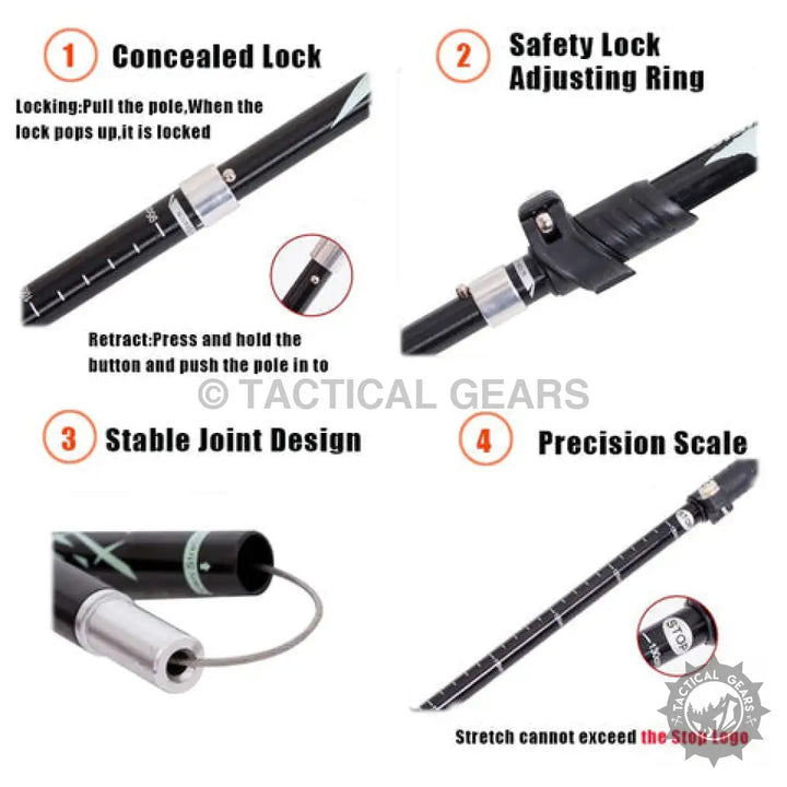 Bubuda Hiking Stick Camping & Hiking