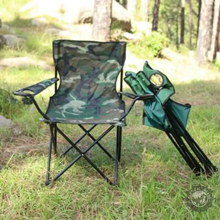 Folding Chair for Camping & Outdoor activities (Camo Color) Camping & Hiking