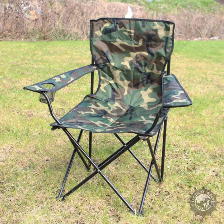 Folding Chair for Camping & Outdoor activities (Camo Color) Camping & Hiking