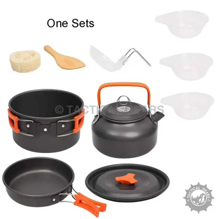 Complete Portable Cooking Set Folding Outdoor Cooking Set Camping Cookware – TacticalGears.pk