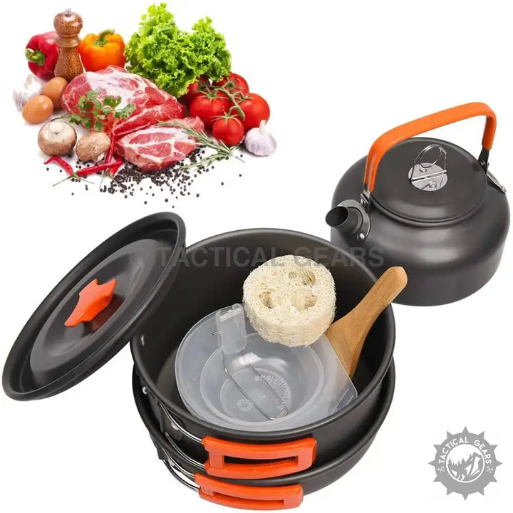 Folding Outdoor Cooking Set Camping Cookware – TacticalGears.pk