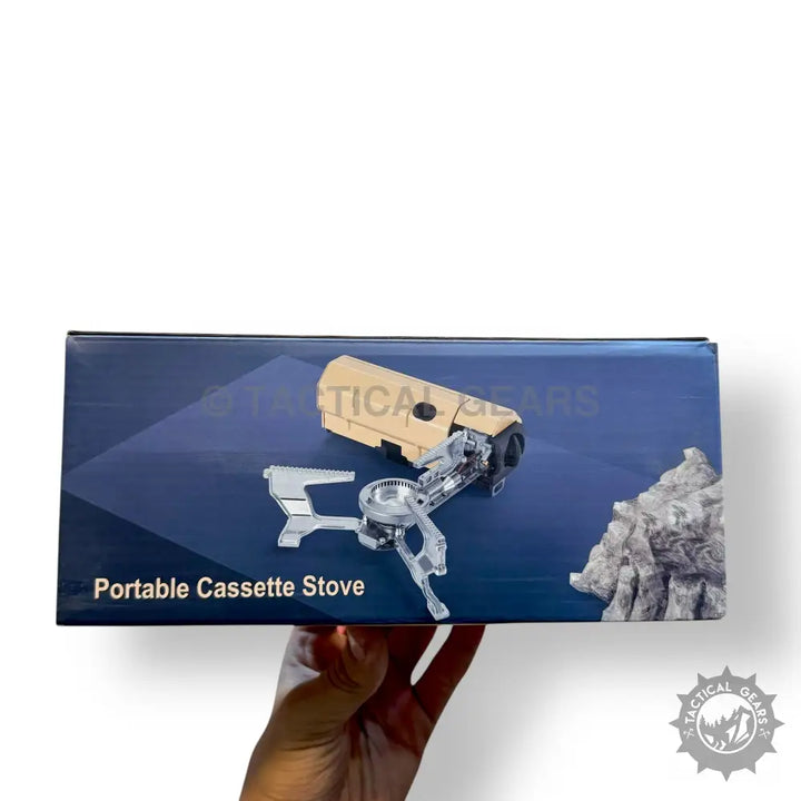 Folding Portable Camping Stove in packaging, ideal for portable camping stove enthusiasts