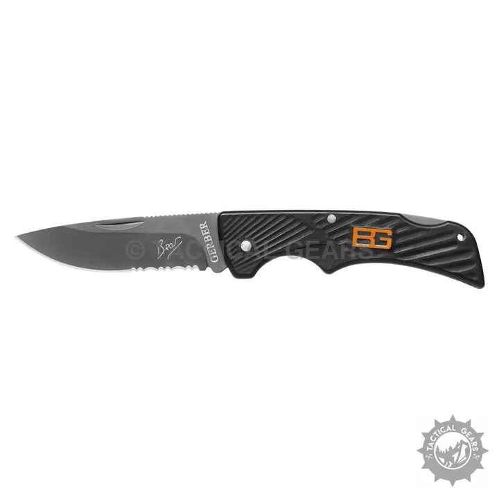 Gerber Bear Grylls compact scout knife with drop point blade