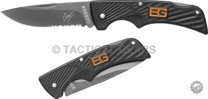 Gerber Bear Grylls compact scout knife with drop point blade