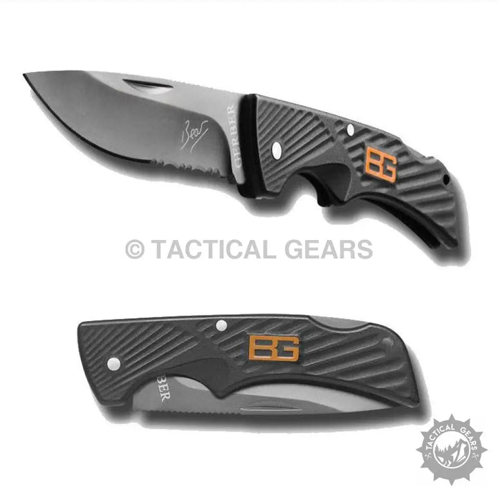 Gerber Bear Grylls compact scout knife with drop point blade