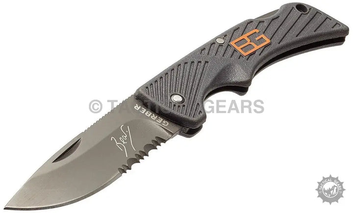 Gerber Bear Grylls compact scout knife with drop point blade