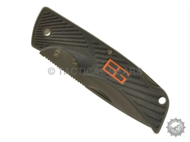 Gerber Bear Grylls compact scout knife with serrated drop point blade