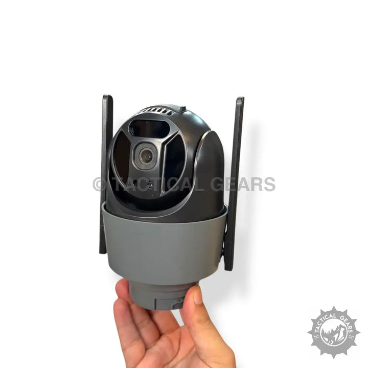 Gdsuper solar outdoor security camera with two antennas for enhanced surveillance