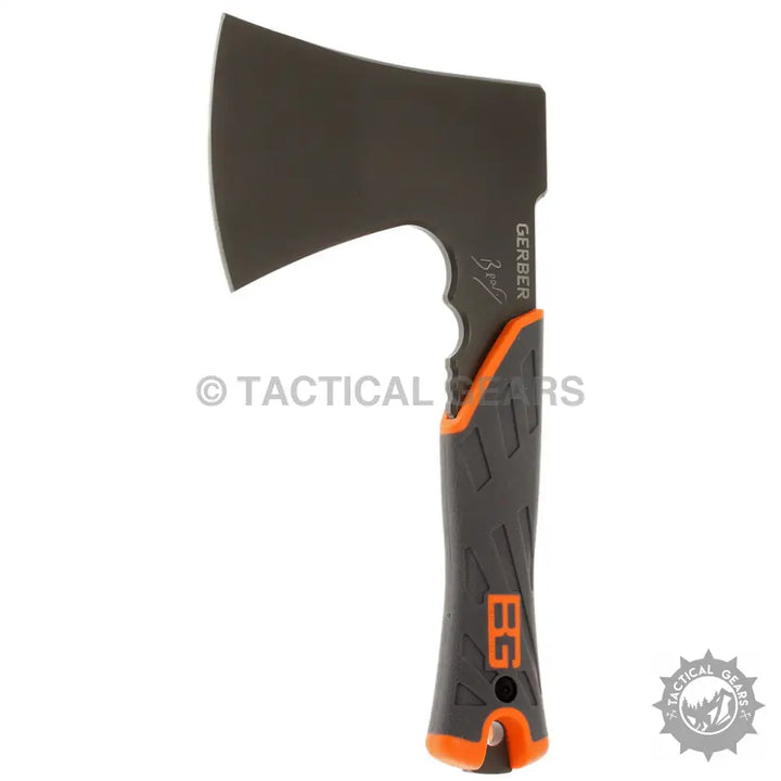 Gerber Gear Bear Grylls Survival Hatchet with black and orange tactical axe