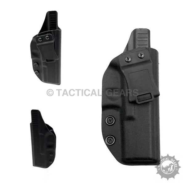 Black Kydex IWB belt holster for concealed carry Glock Belt Holster