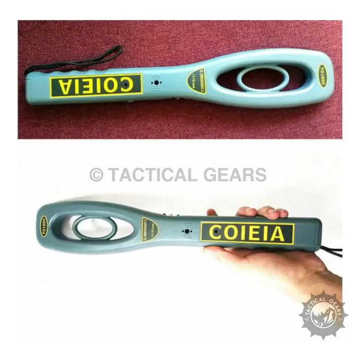 Portable Handheld Security Scanner with ergonomic grip and red indication light for security detection