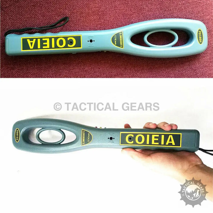 Portable Handheld Security Scanner with ergonomic grip and red indication light for security