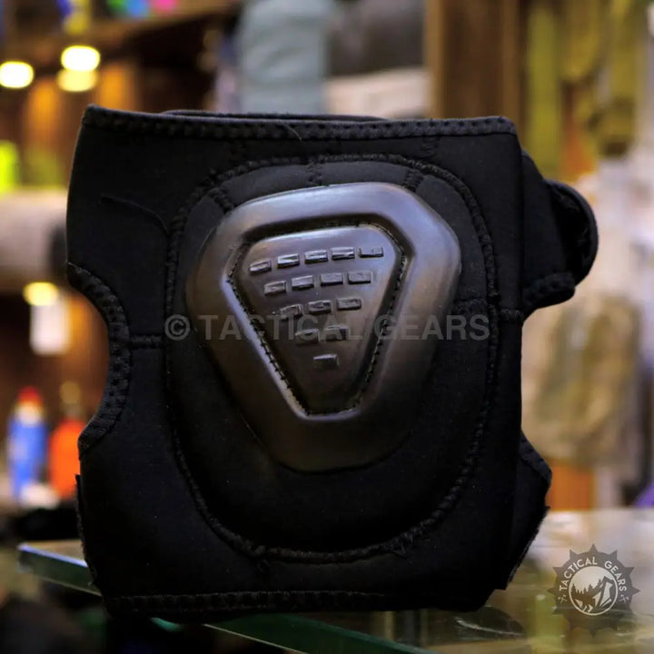 Heavy Duty Knee Pads with black tactical hard textured outer shell for protection