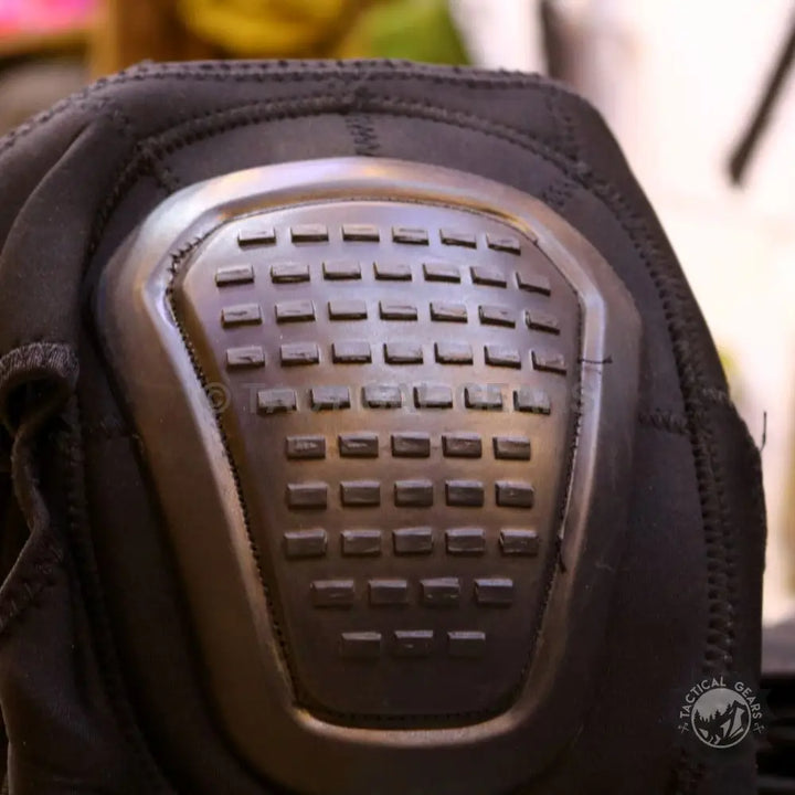 Heavy Duty Knee Pads with textured black tactical knee pad and hard shell protection