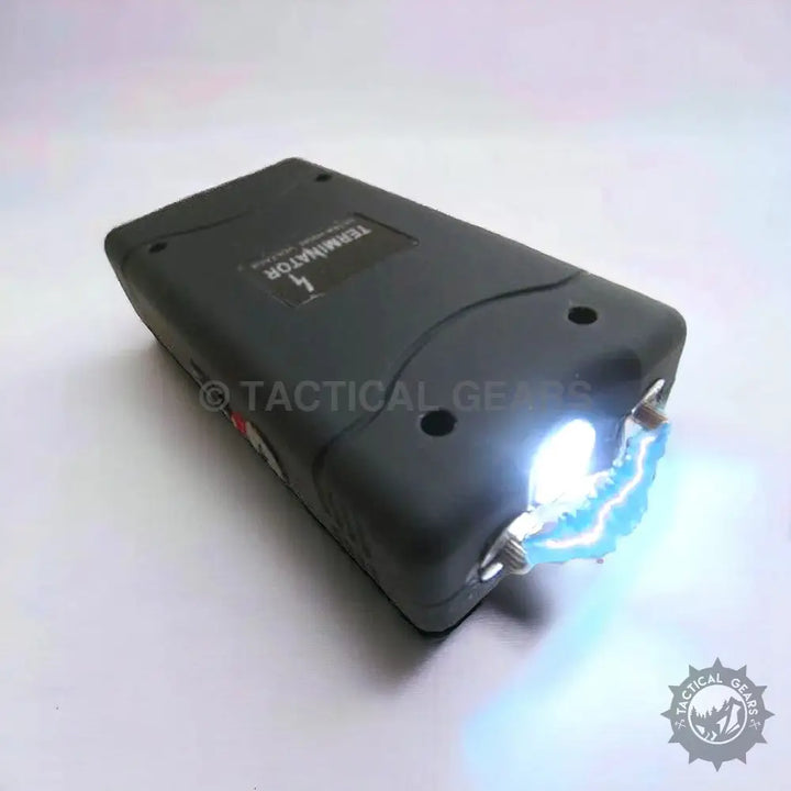 Heavy Duty Stun Gun TW-800 with activated arc and built-in flashlight for self-defense
