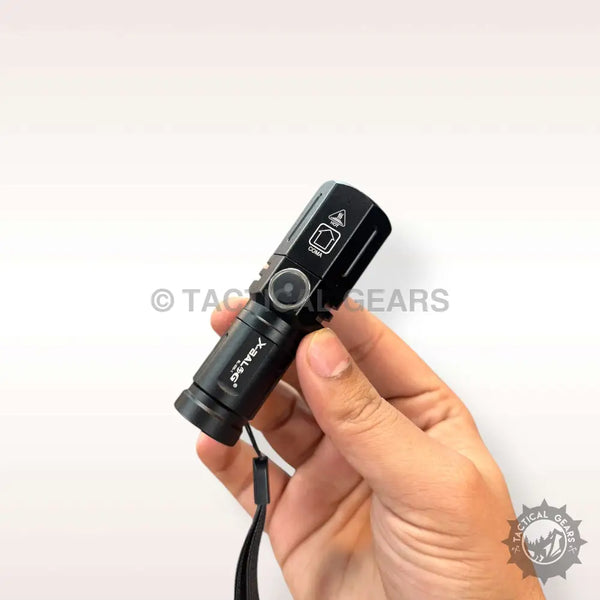 High Power Mini Zooming Flashlight with Wrist Strap, Compact High Power Flashlight