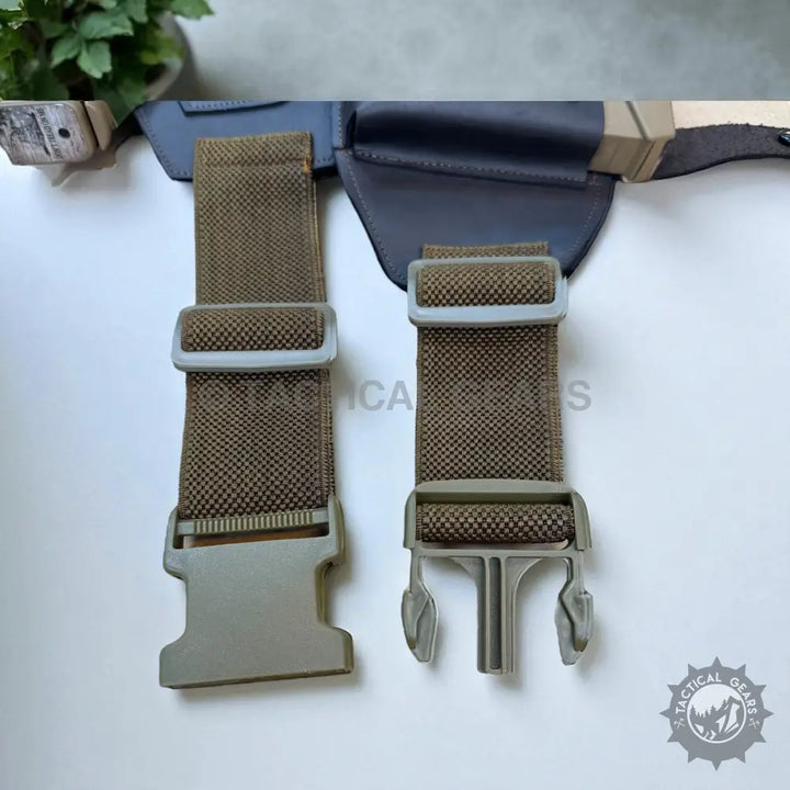Olive drab tactical straps with buckles for high-quality belly band waist holster