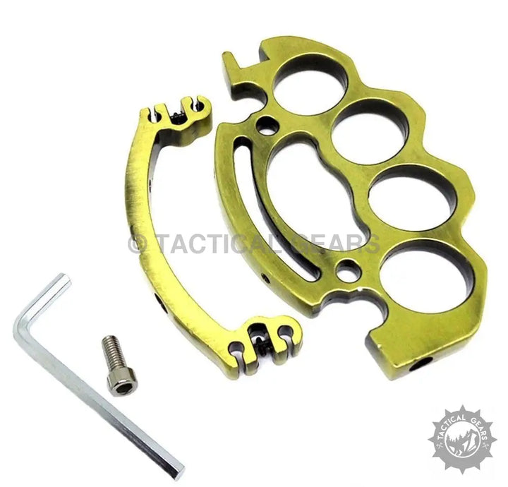 High quality Tactical Brass Knuckle slingshot with detachable handle, Allen wrench, screw