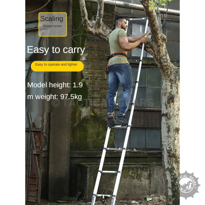 High quality Portable Aluminum Telescopic Ladder for versatile height access