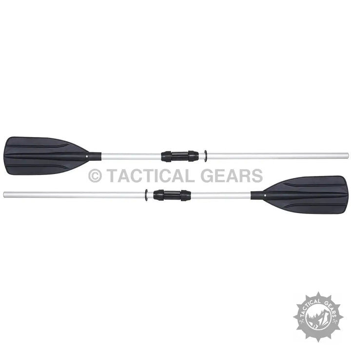 Hydro-Force Voyager kayak paddles with black blades and silver shafts for BESTWAY Voyager inflatable boat