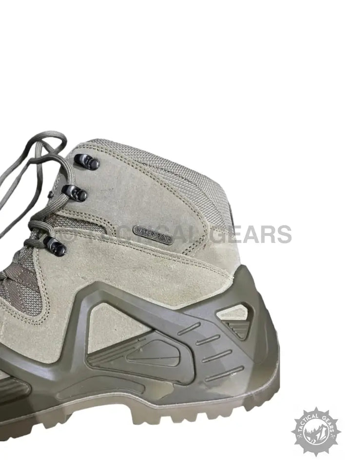 Khaki Tactical Waterproof Boots with reinforced sole and ankle support for rugged outdoor use