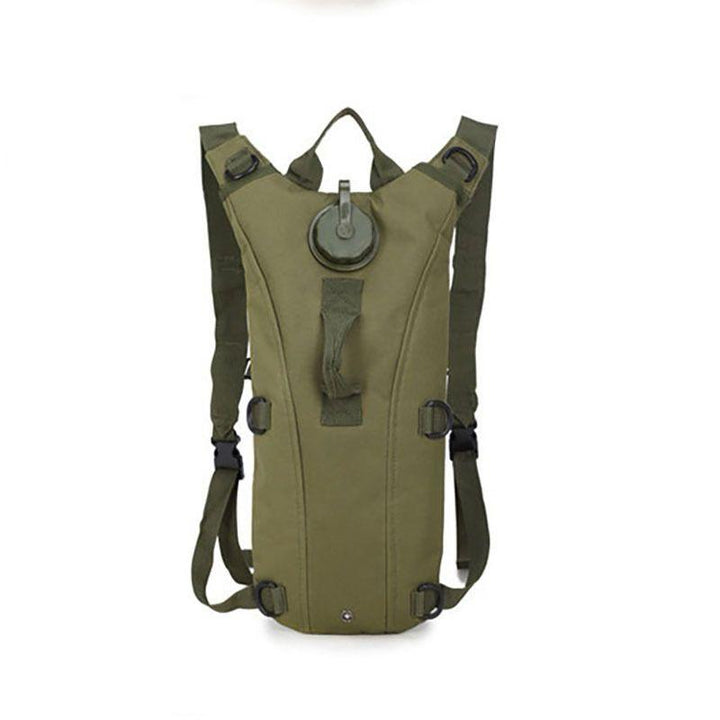 Olive green hydration pack with adjustable shoulder strap for KMS Water Camel Pack 2.2 Liters