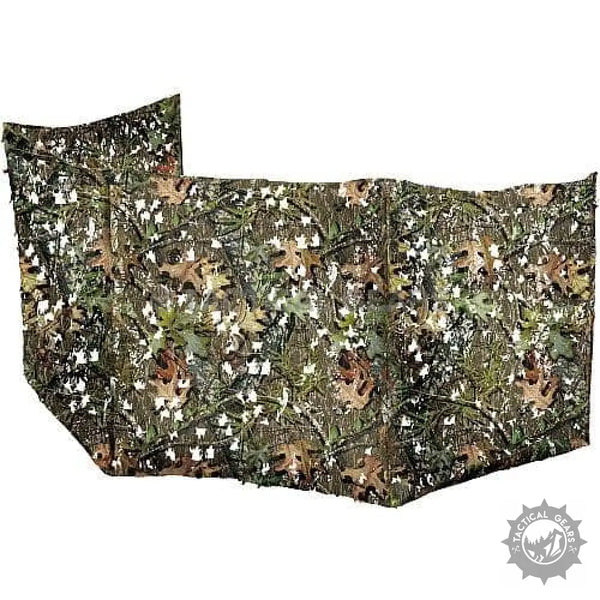 Camouflage netting with leafy pattern for Eastman Ground Blind Morcha, ideal for ground blind concealment
