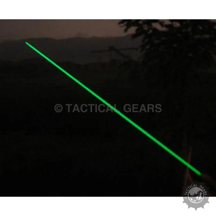 Rechargeable Green Laser Pointer with powerful green laser beam projecting into distance