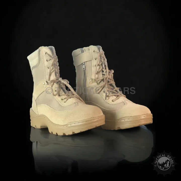 Maelstrom Men’s Lightweight Tactical Hiking Boots with laces and zippers