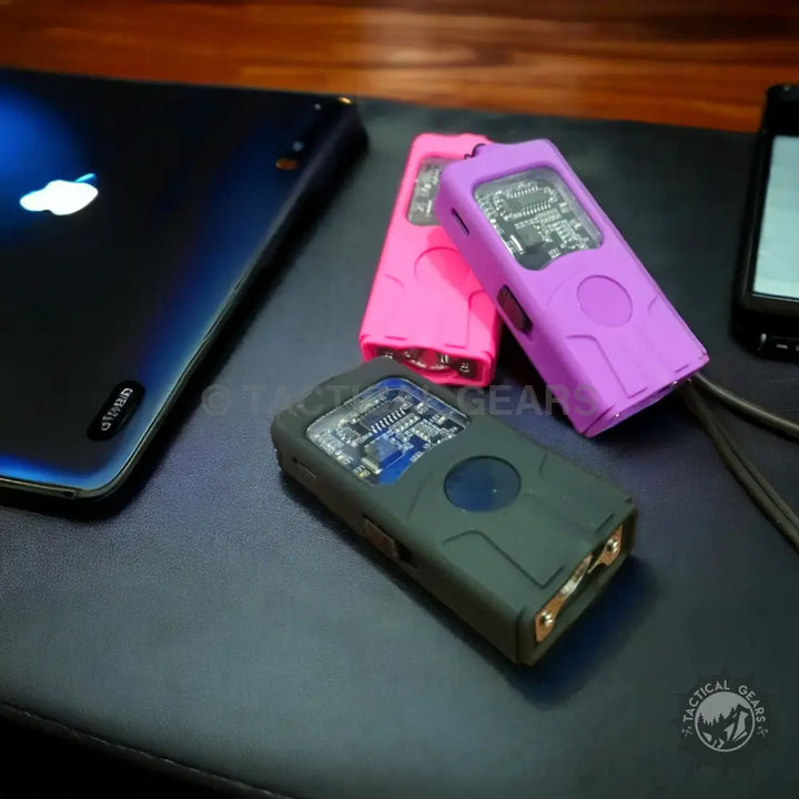 Colorful mini high voltage Taser with exposed circuitry, high voltage taser for self-defense