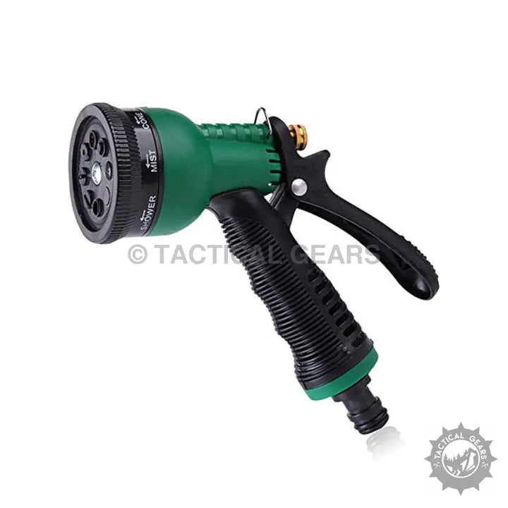 Green and black multi-pattern spray gun for Garden Pressure Hose Spray Gun