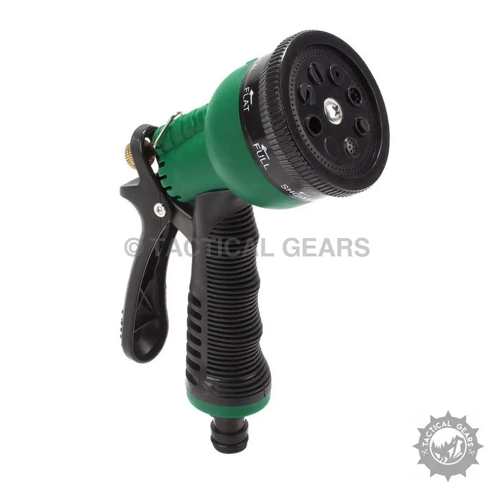 Green and black multi-pattern spray nozzle for Garden Pressure Hose Spray Gun