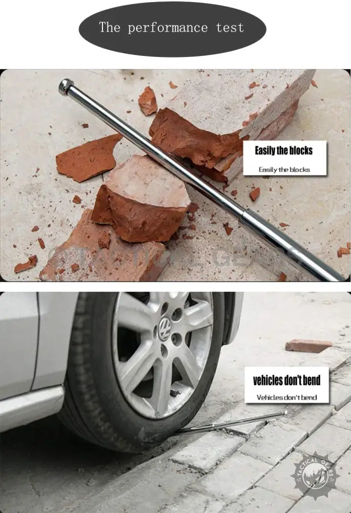 Durable unbendable metal rod made with PVC material for 5.11 Self Defense product