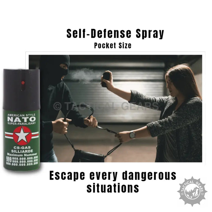 NATO Self Defense Spray for Personal Safety – TacticalGears.pk