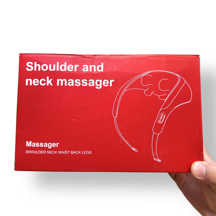 Red box for Neck Massager HJ-188 designed for shoulder and neck relief