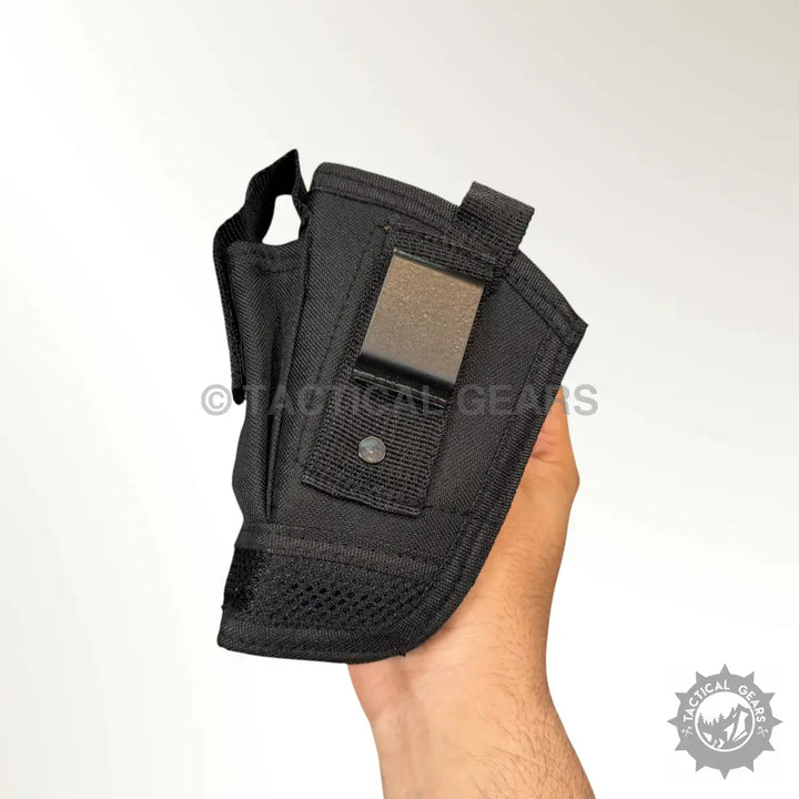 Black nylon Glock holster with metal belt clip, new design Glock holster for 9mm