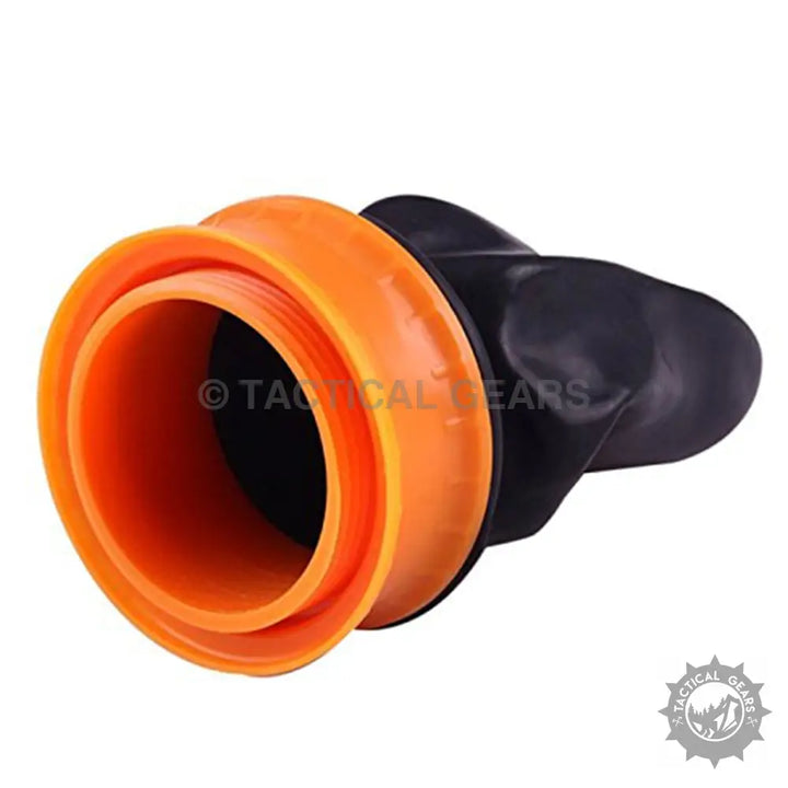 Orange and black rubber cone slingshot pouch for your next aim, perfect rubber cone slingshot accessory