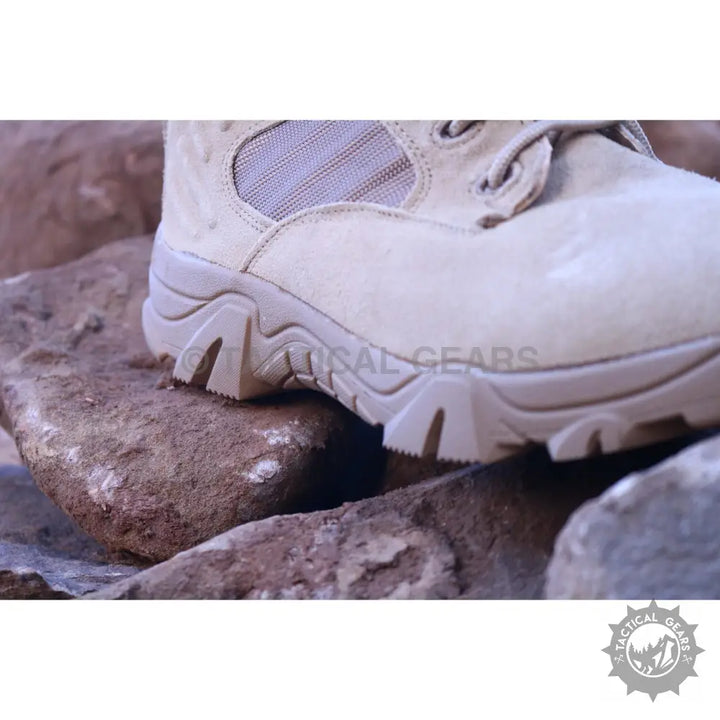 Tactical Delta Military Shoes original quality tan tactical boot with textured sole