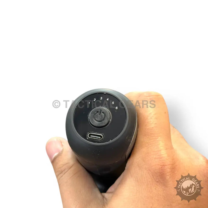 Pink Deep Rolling Massager with 5 Heads handheld device featuring control panel and USB-C port