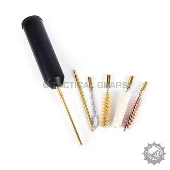 Pocket Size Cleaning Kit with handle and brushes for firearm maintenance