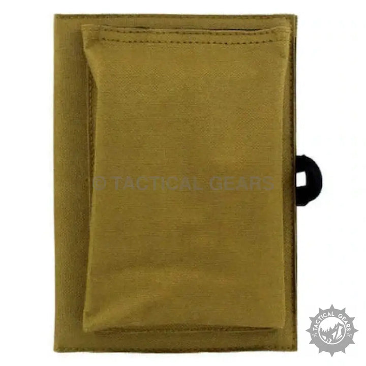 Tan tactical gear pouch with black loop for Portable Solar Charger CL-670 and solar panels