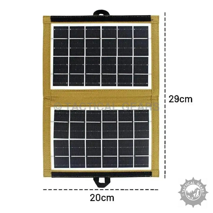 Foldable Solar Panel with Dimensions 20cm x 29cm for Portable Solar Charger CL-670